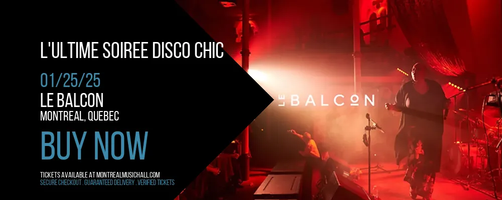 L'Ultime Soiree Disco Chic at Le Balcon