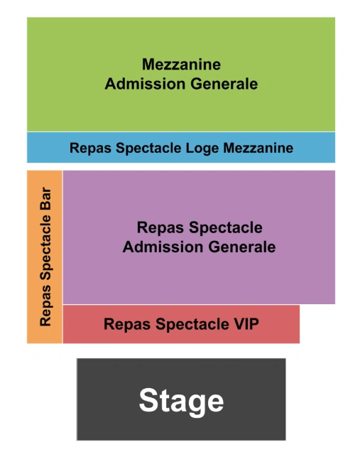 Le Balcon Seating Chart